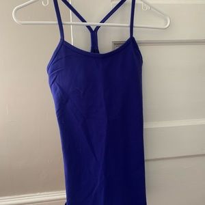 Blue Lululemon Tank
